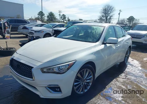 2018 Infiniti Q50 3.0T Luxe from USA, damaged, VIN JN1EV7AR9JM437084
